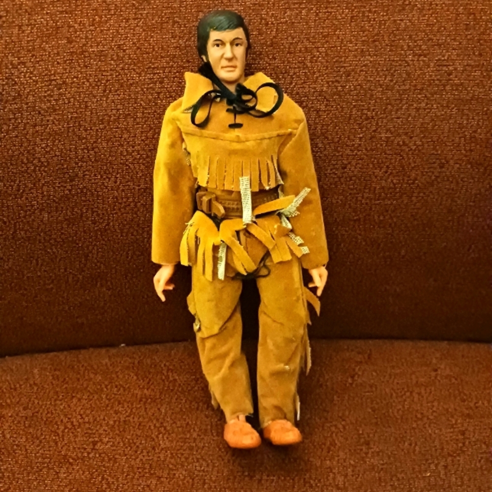 Vintage 1973 Davy Crocket Action Figure